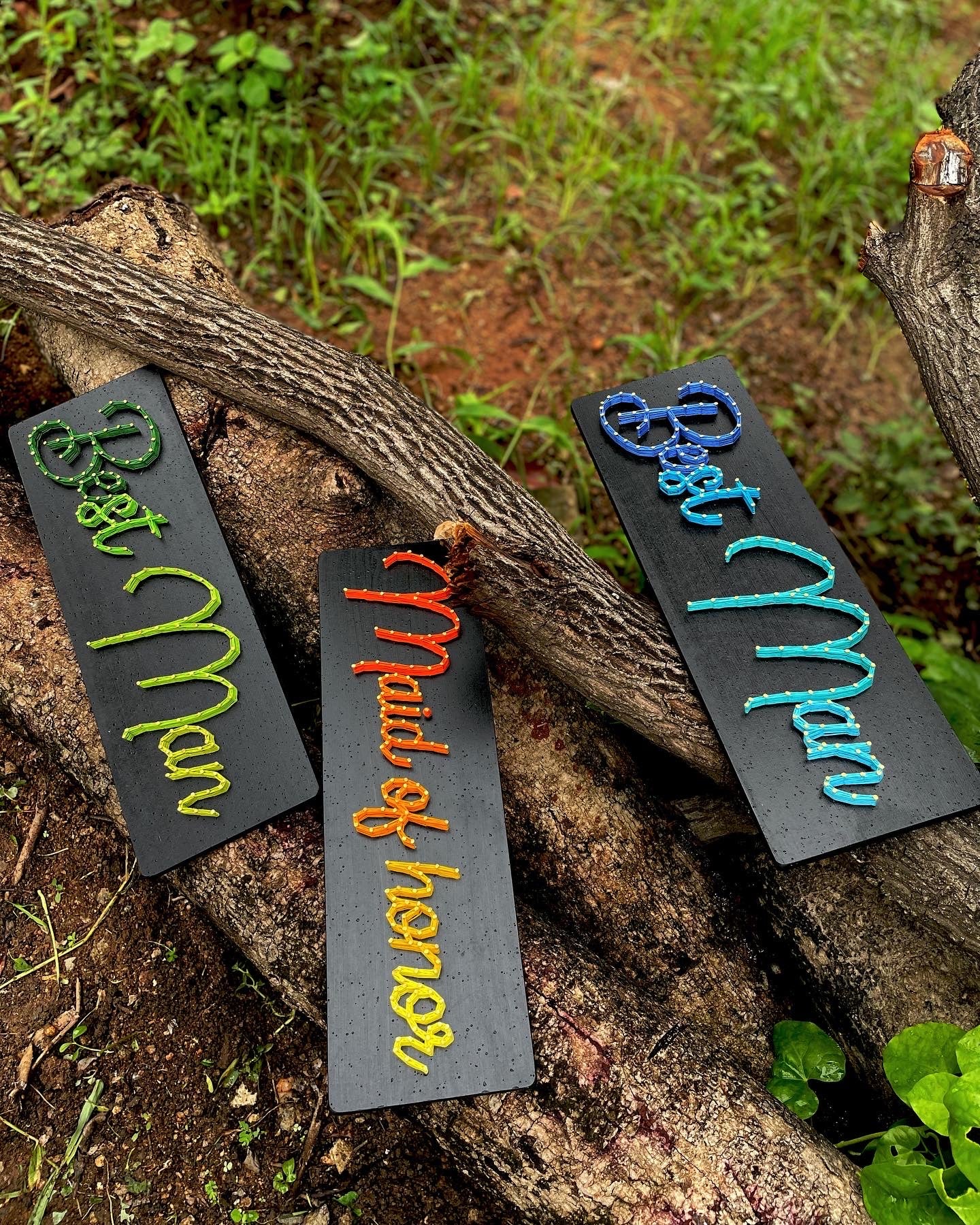 Single Line Nameplate String Art