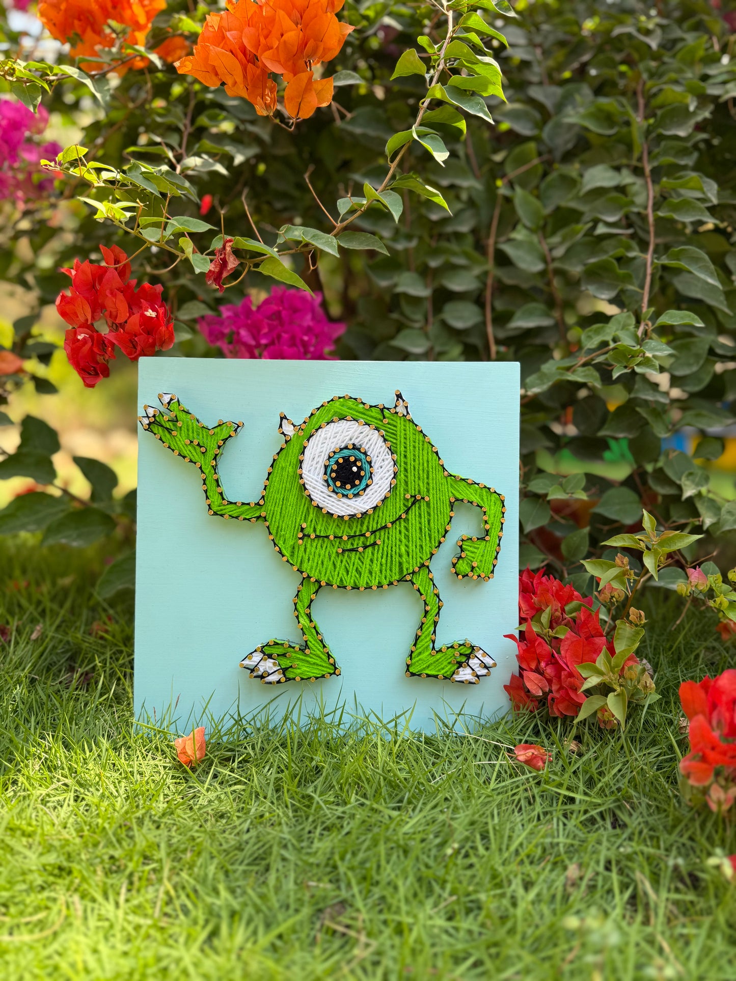 Mike Monster Inc. String Art