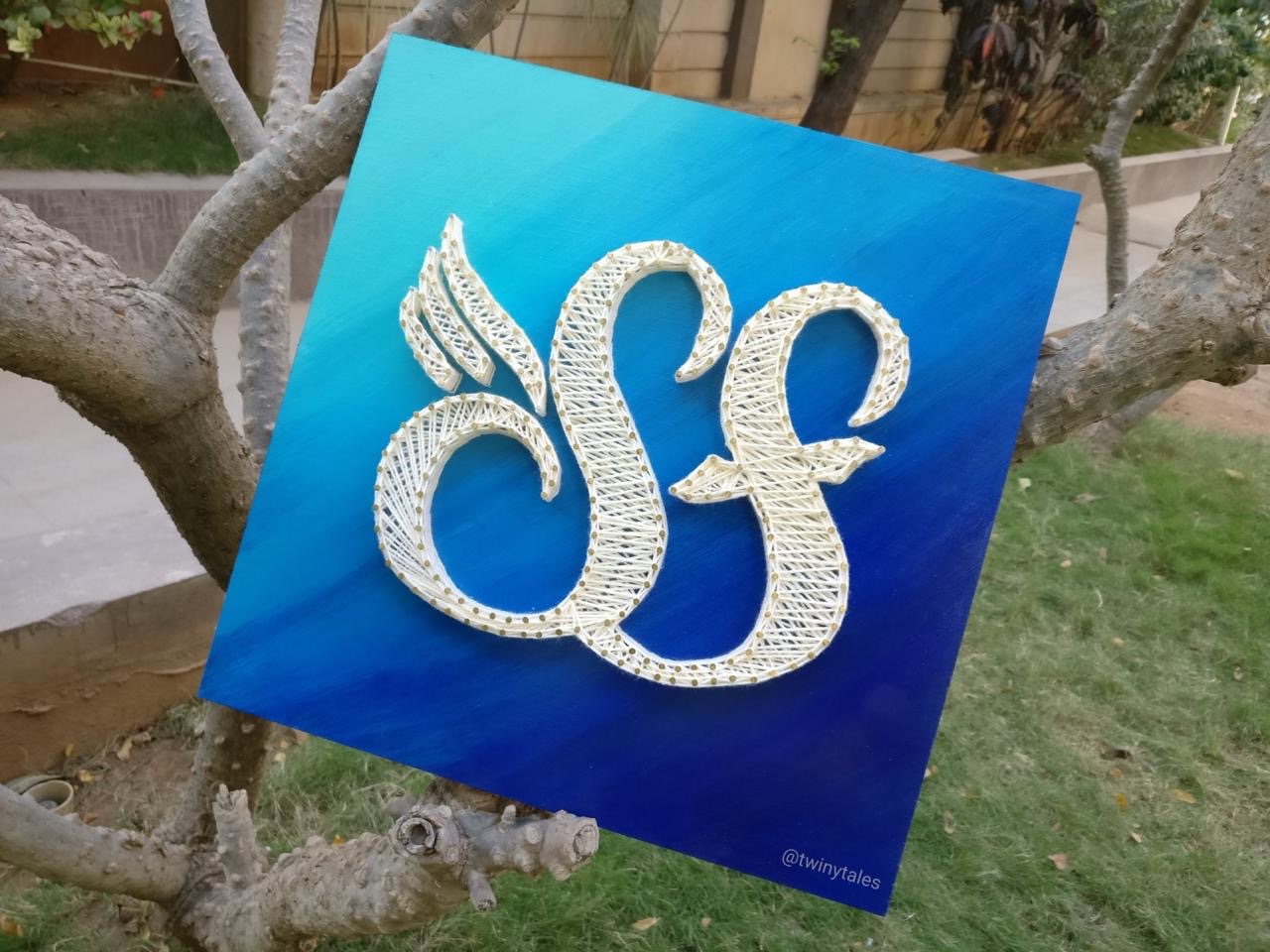 Initials Logo Big String Art