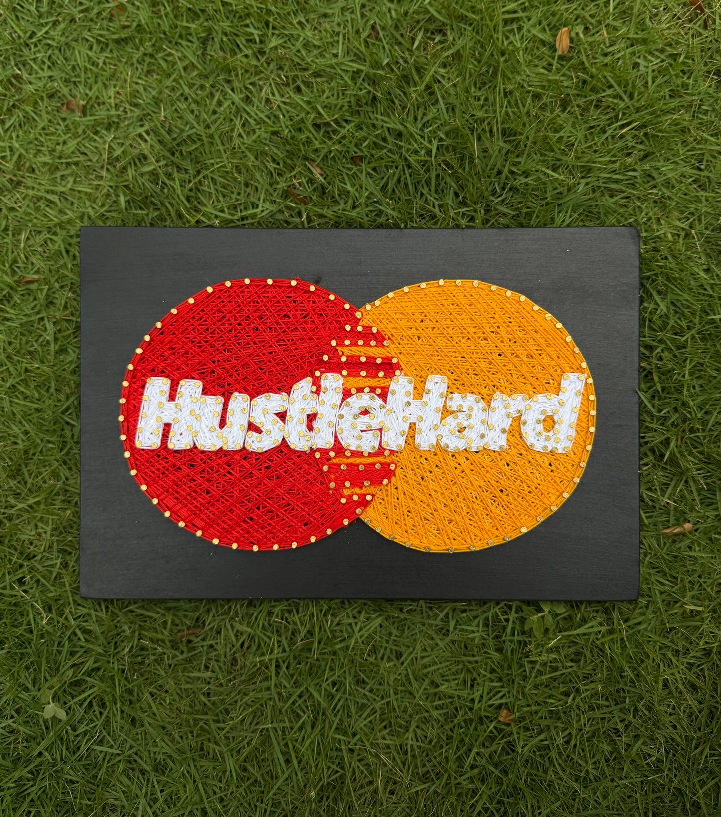 Hustle Hard String Art