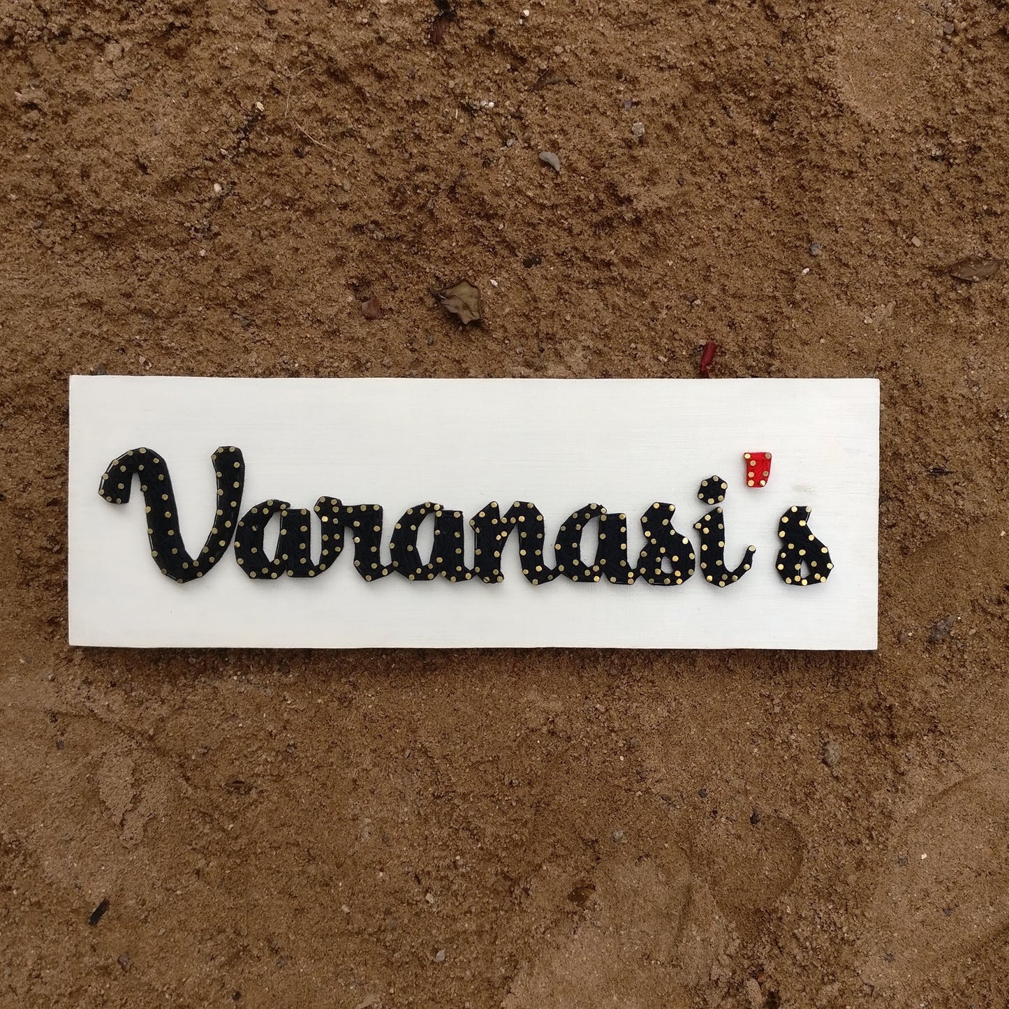 Single Color Nameplate String Art
