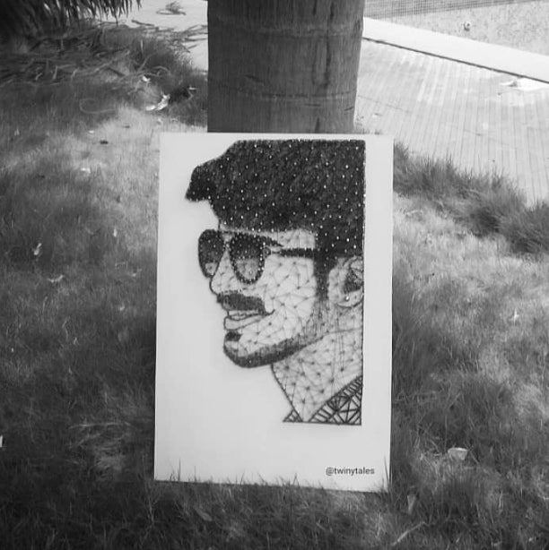 Single Portrait String Art