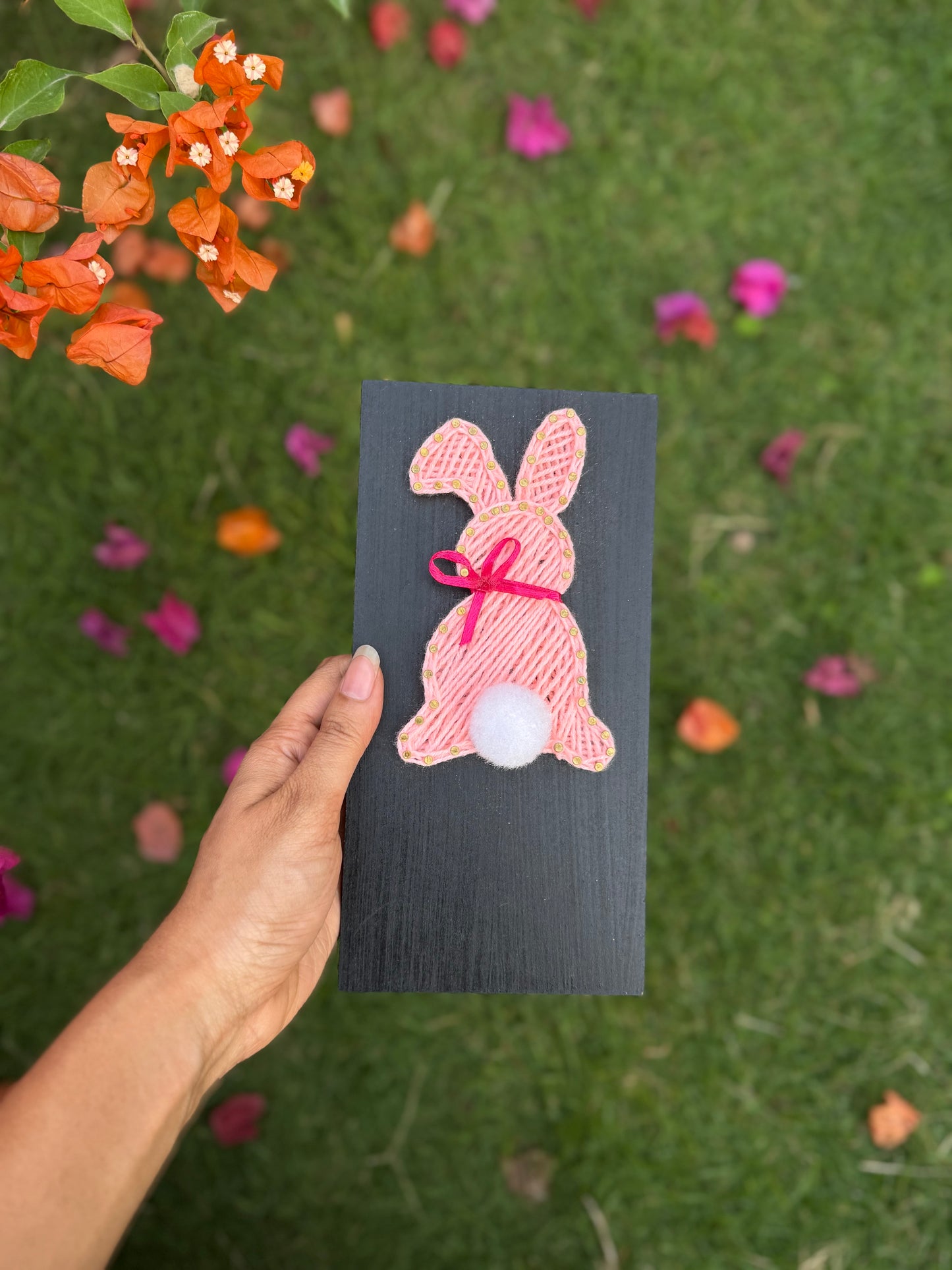 Cute Animal String With Customized Name String Art