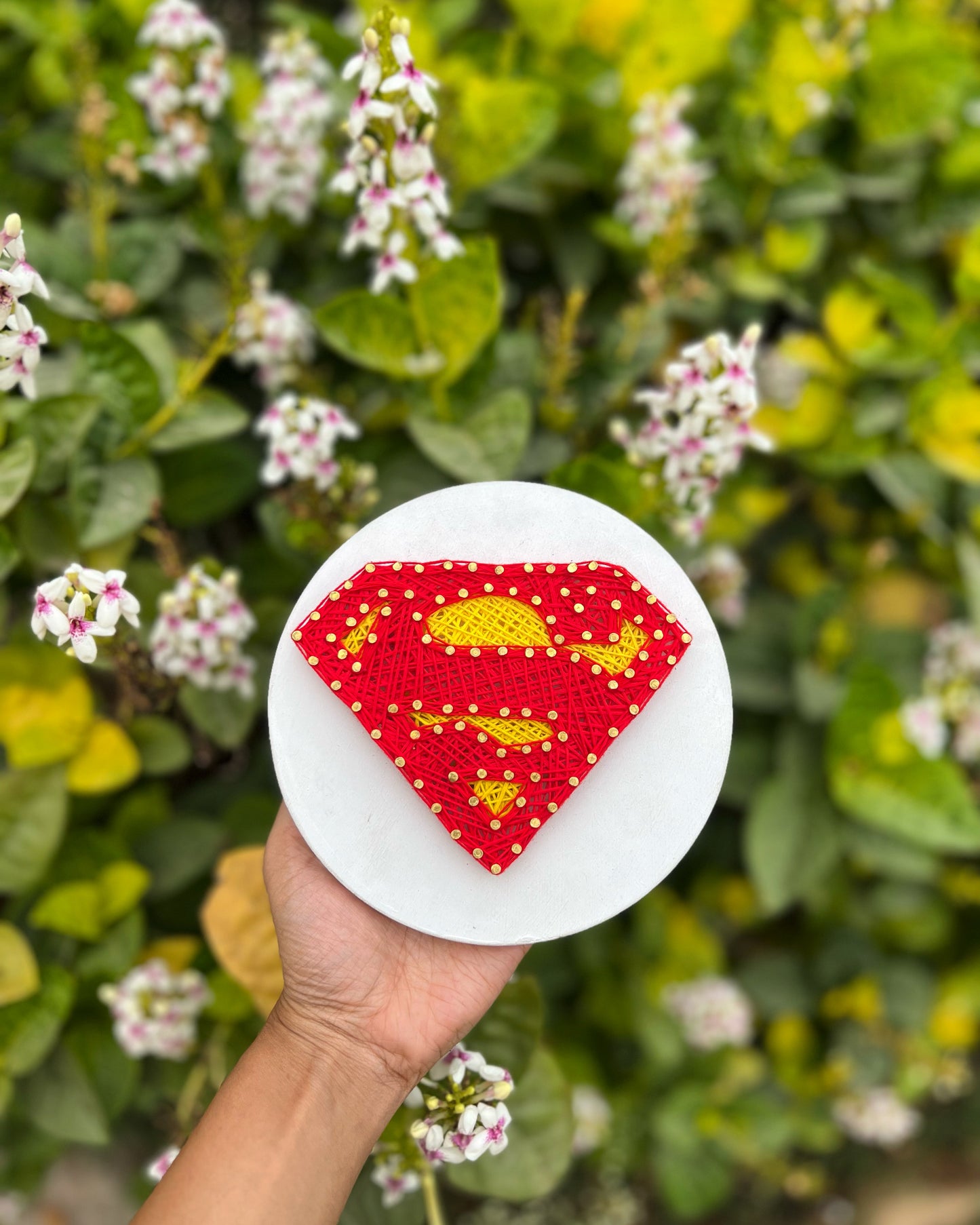Superman String Art
