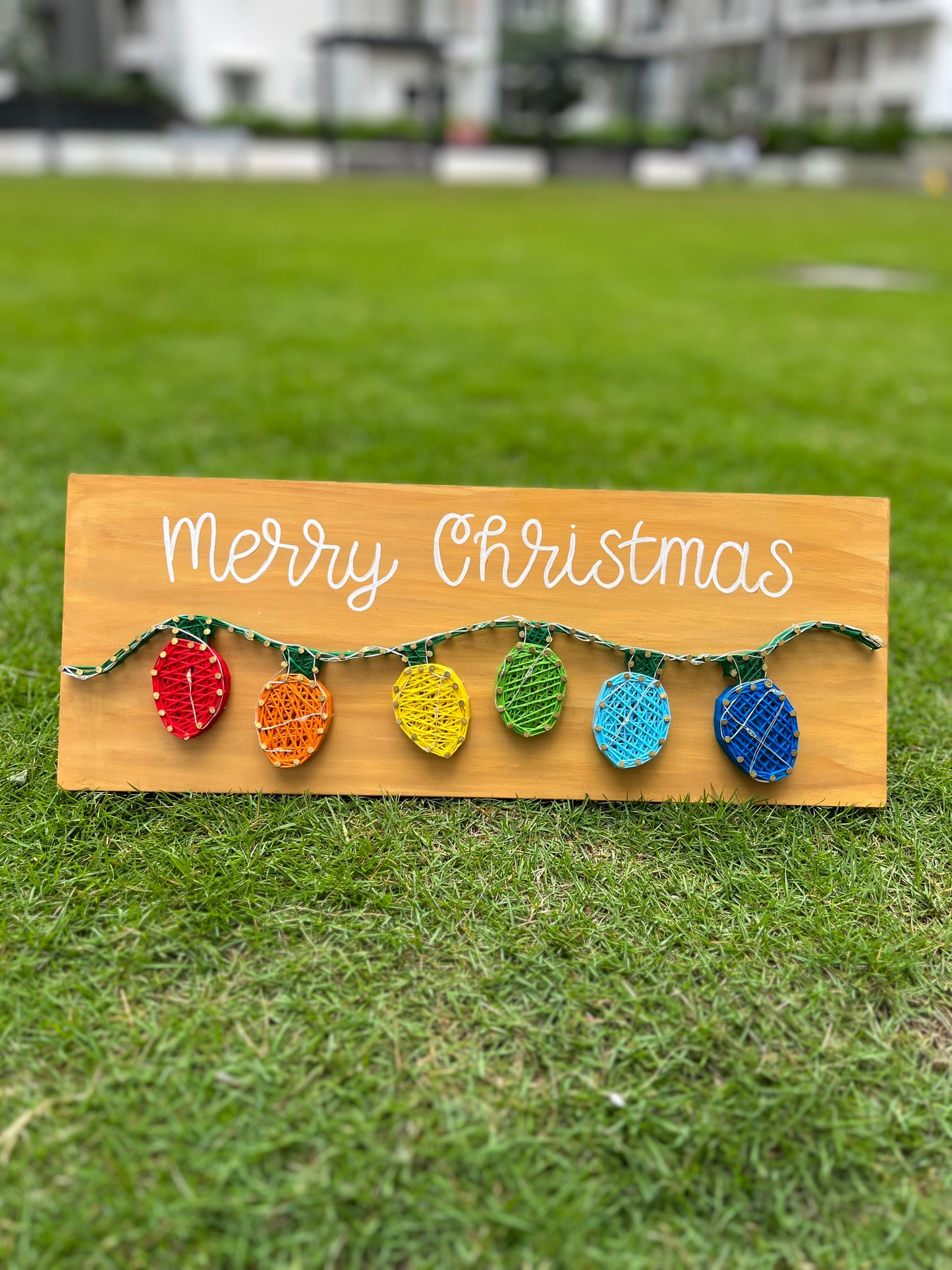 Merry Christmas String Art