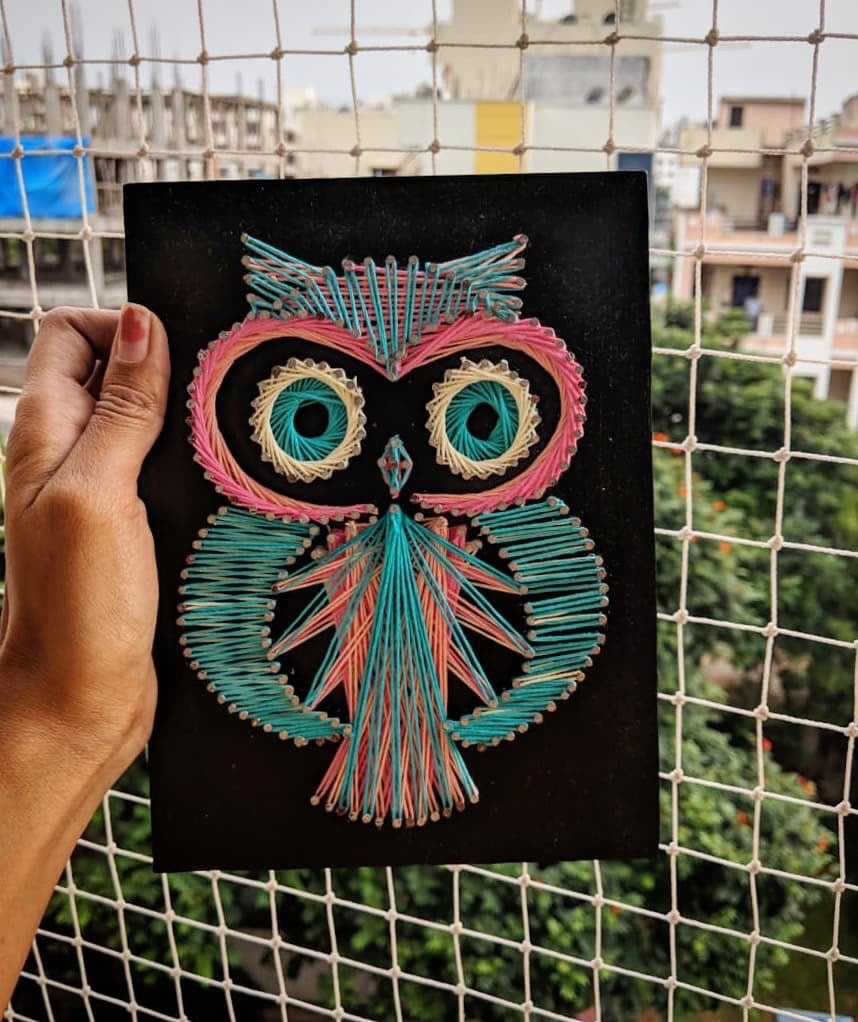 Owl String Art