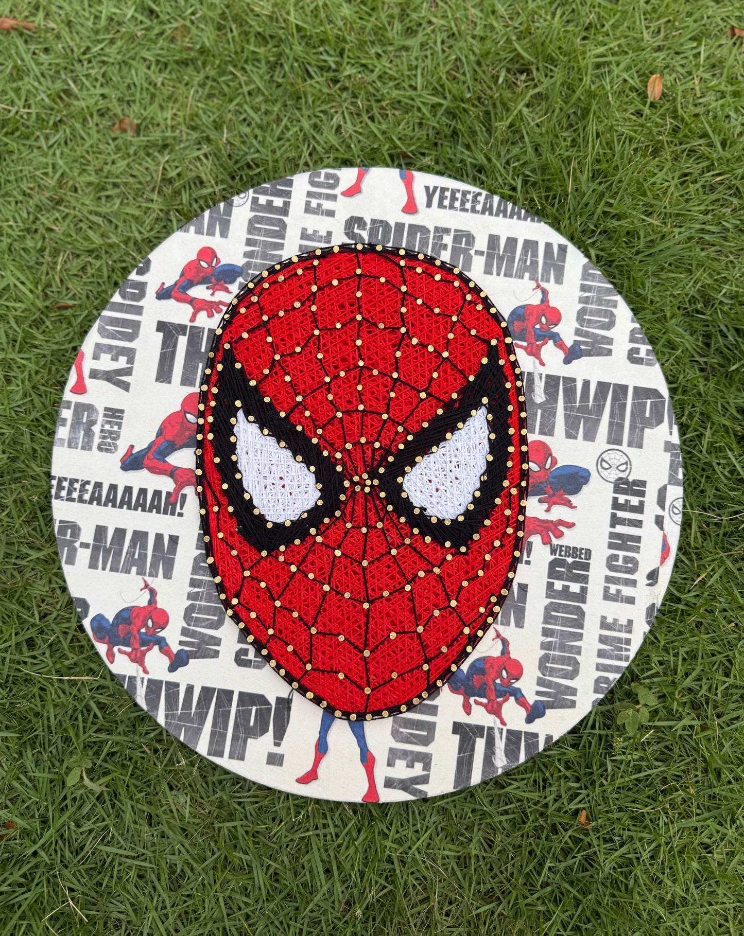 Spiderman Big String Art