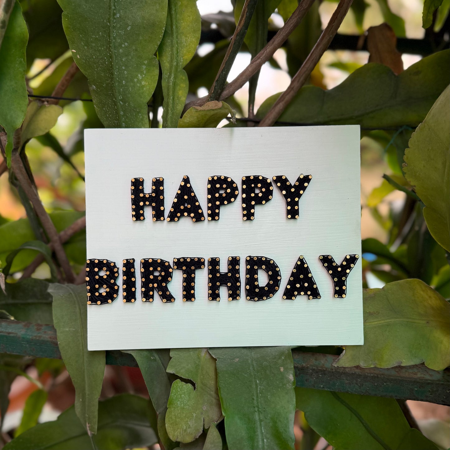 Happy Birthday String Art