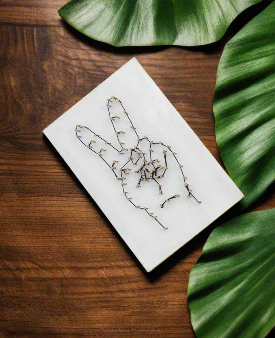 String Hand Signs Finger Signs String Art – Twiny Tales
