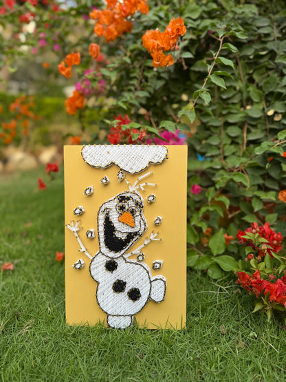 Olaf Disney Frozen String Art