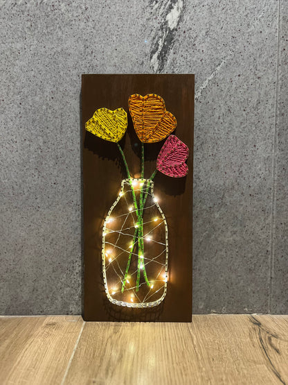 Flower Vase String Art