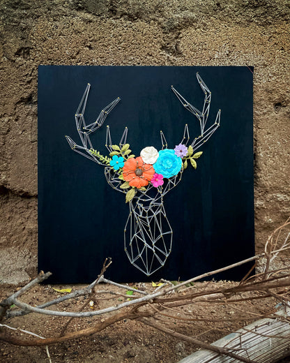 Reindeer Big String Art