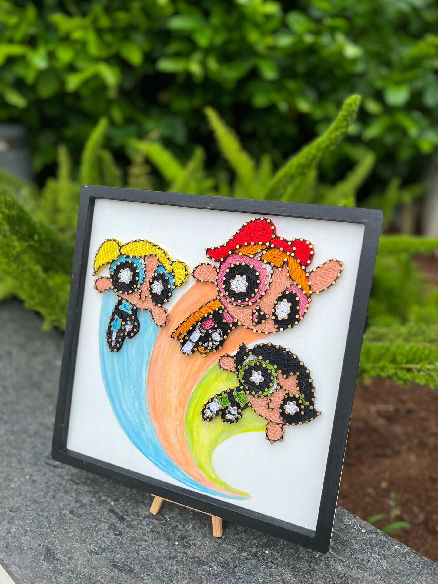 Powerpuff Girls String Art