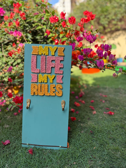 My Life My Rules String Art