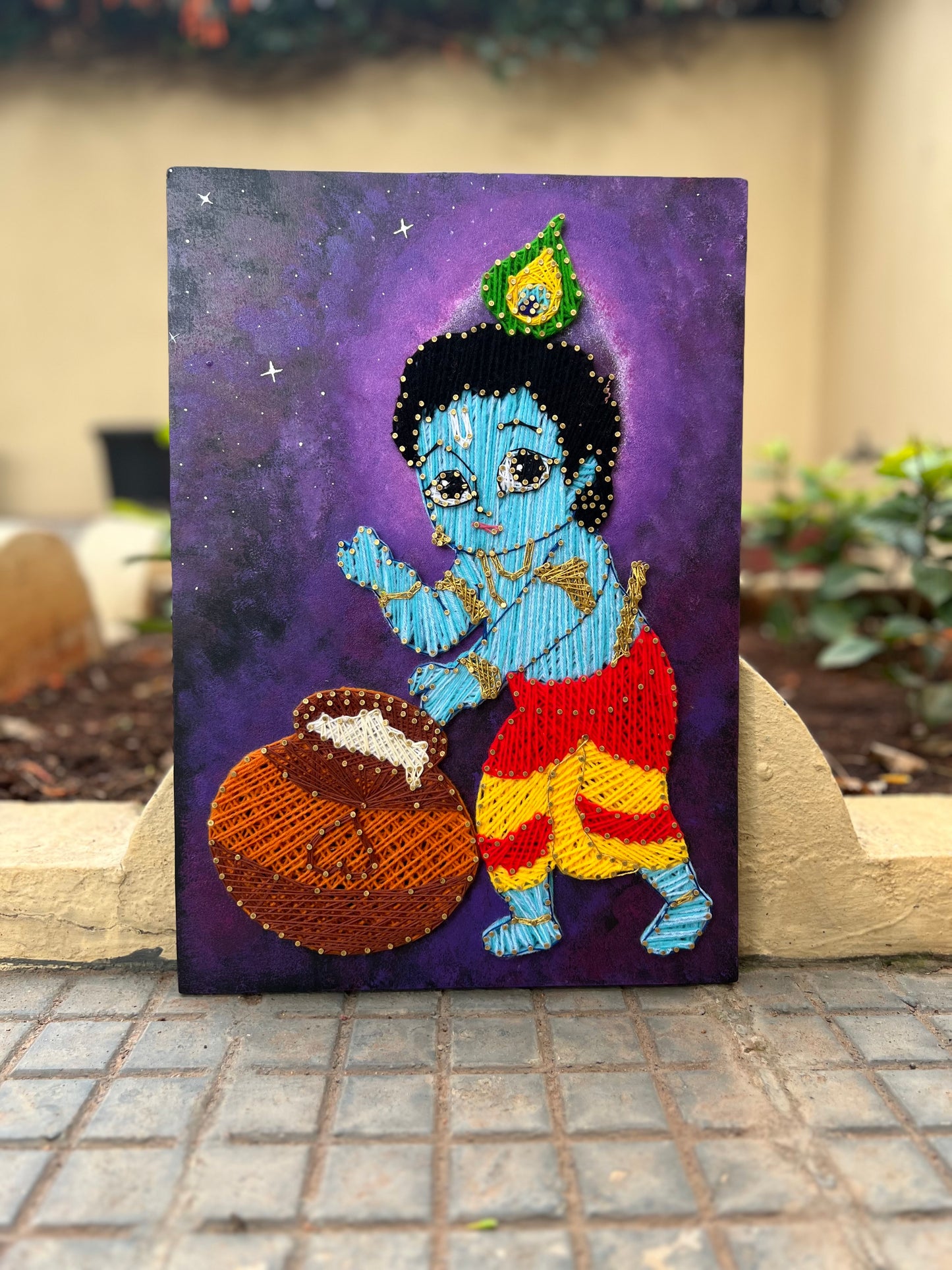 Krishna String Art