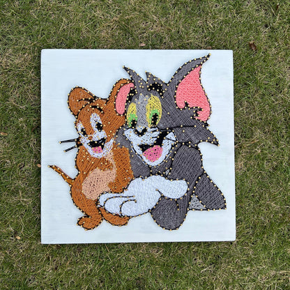 Tom and Jerry String Art
