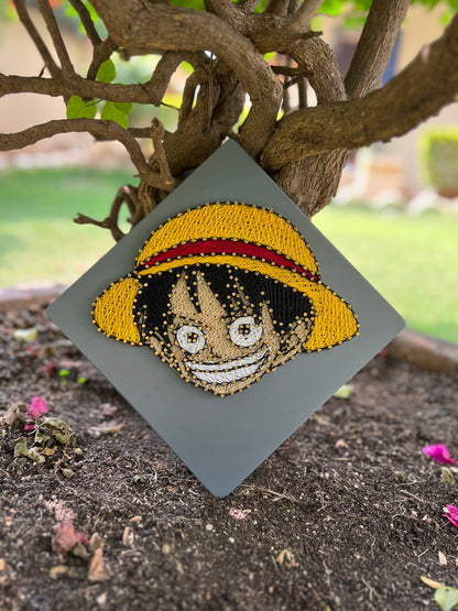 Luffy: Straw Hat String Art