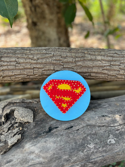 Superman String Art