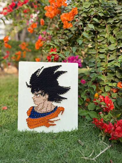 Goku String Art