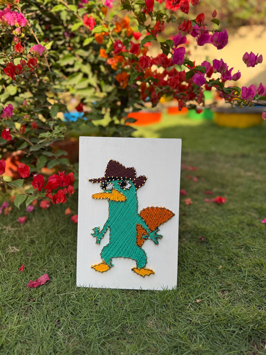 Perry The Platypus String Art