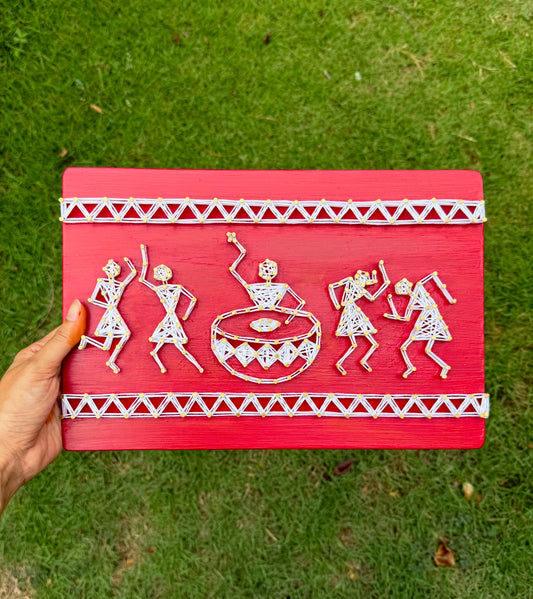 Warli Tribal String Art