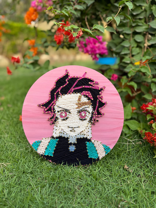 Tanjiro Kamado String Art