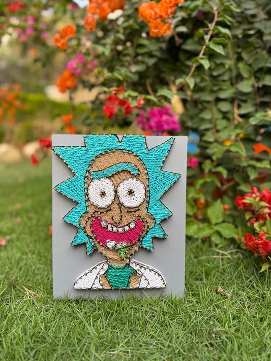 Rick And Morty String Art