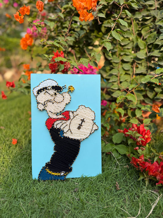 Popeye The Sailor Man String Art