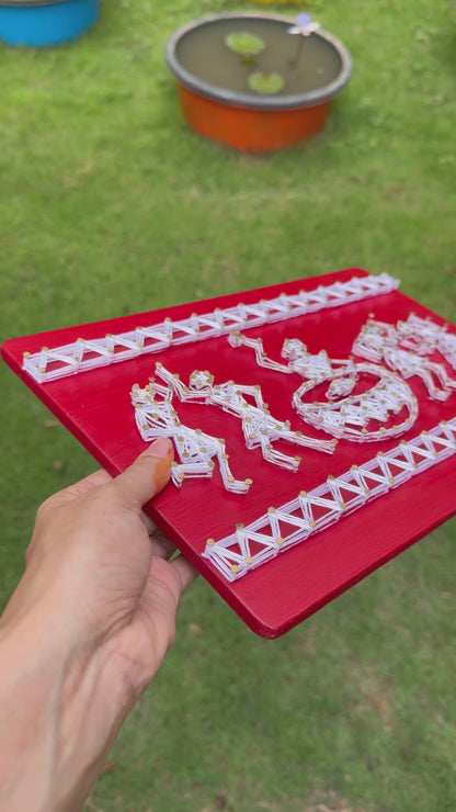 Warli Tribal String Art